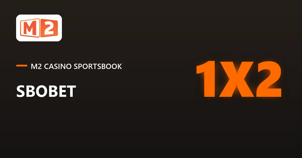 SBOBET sportsbook at M2 Casino Malaysia, match result card